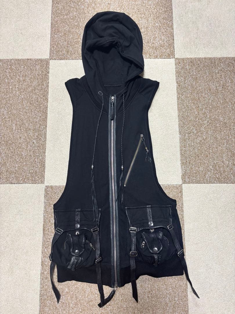 kmrii ケムリノースリーブ パーカー ベスト 即決可 SIZE KMRii