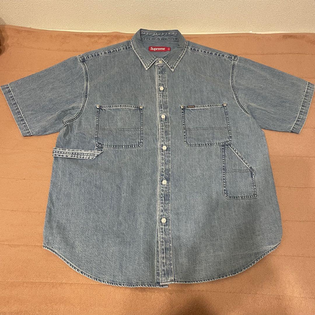 Loose Fit S/S Denim Painter Shirt