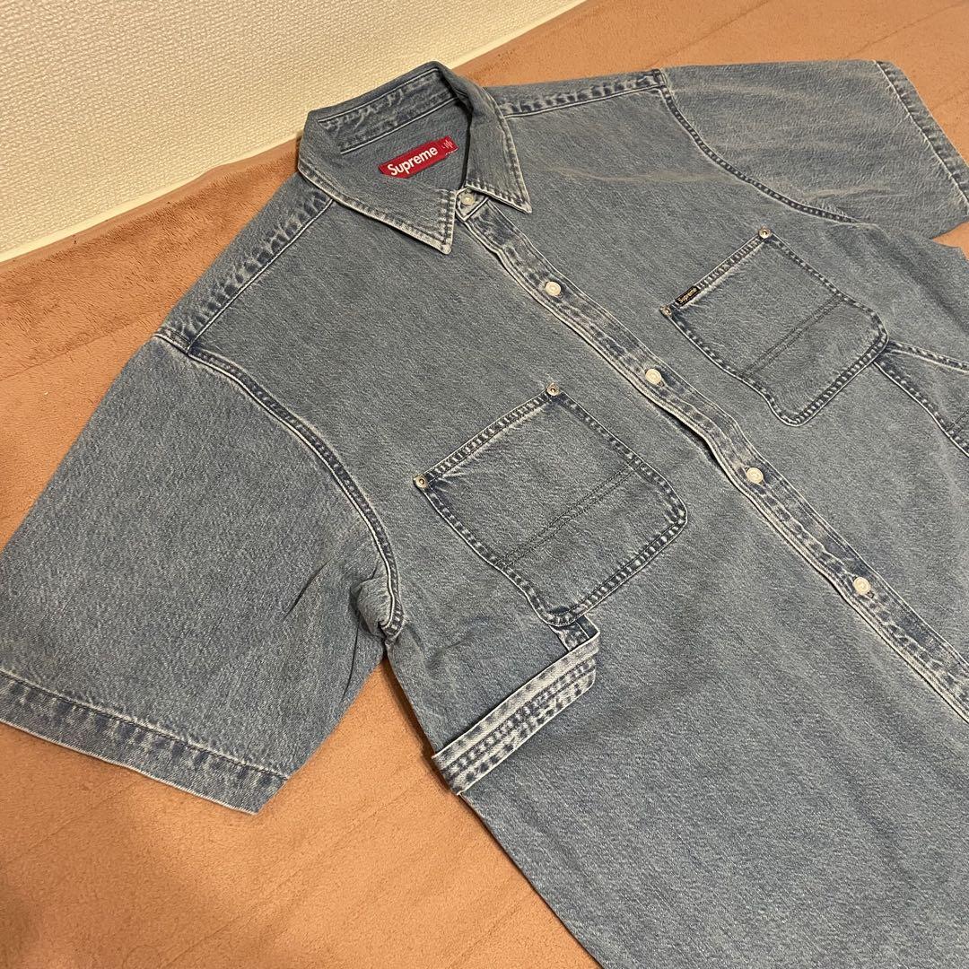 Loose Fit S/S Denim Painter Shirt