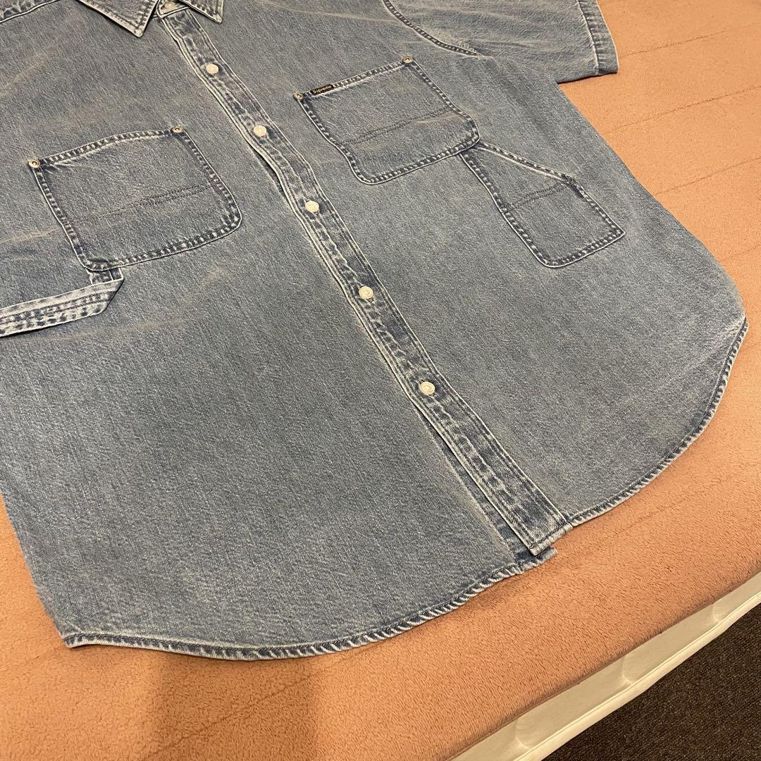 Loose Fit S/S Denim Painter Shirt