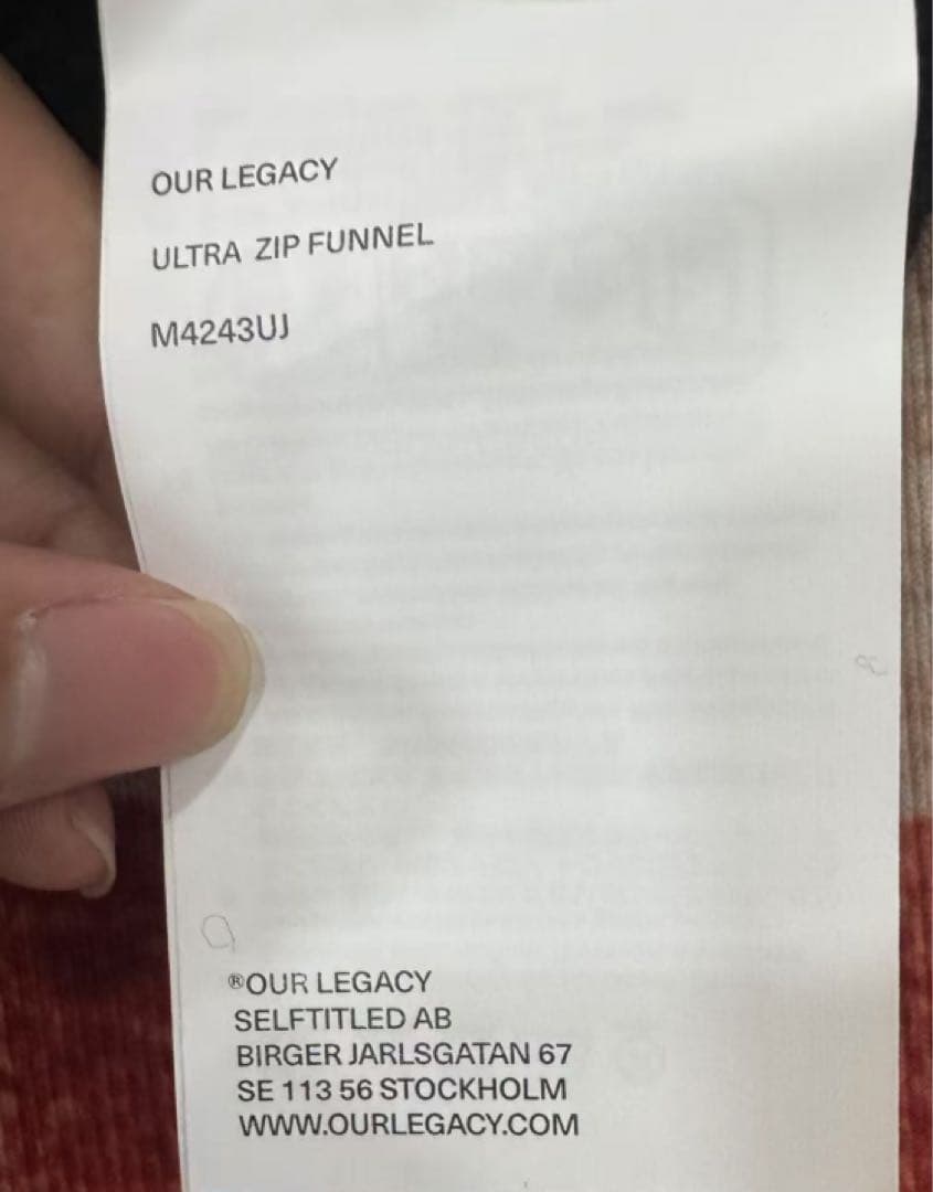 OUR LEGACY 24FW カーディガン ブラック 46