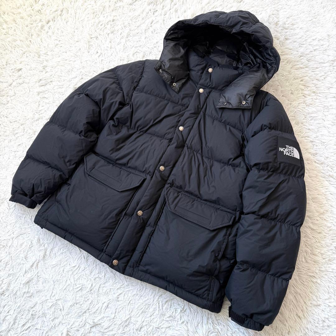 【美品✨】ザノースフェイス キャンプシエラショート ダウン ND92230 黒L 【美品✨】ザノースフェイス キャンプシエラショート ダウン ND92230 黒L