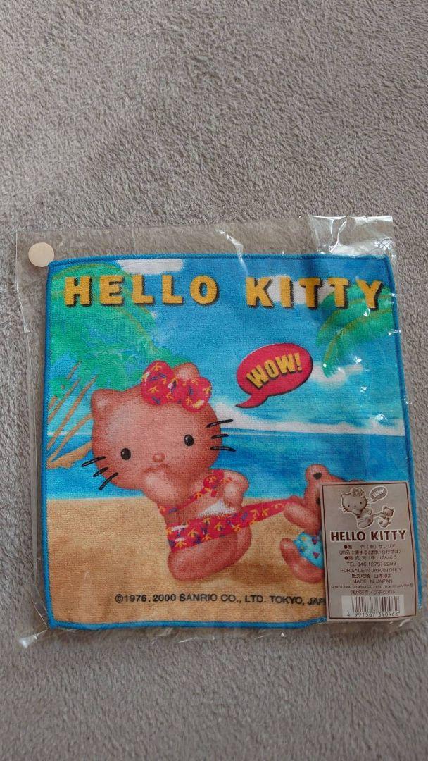 人気ブランドの新作 HELLO KITTY ビーチタオル 2000年製送料込み タオル・ハンカチ