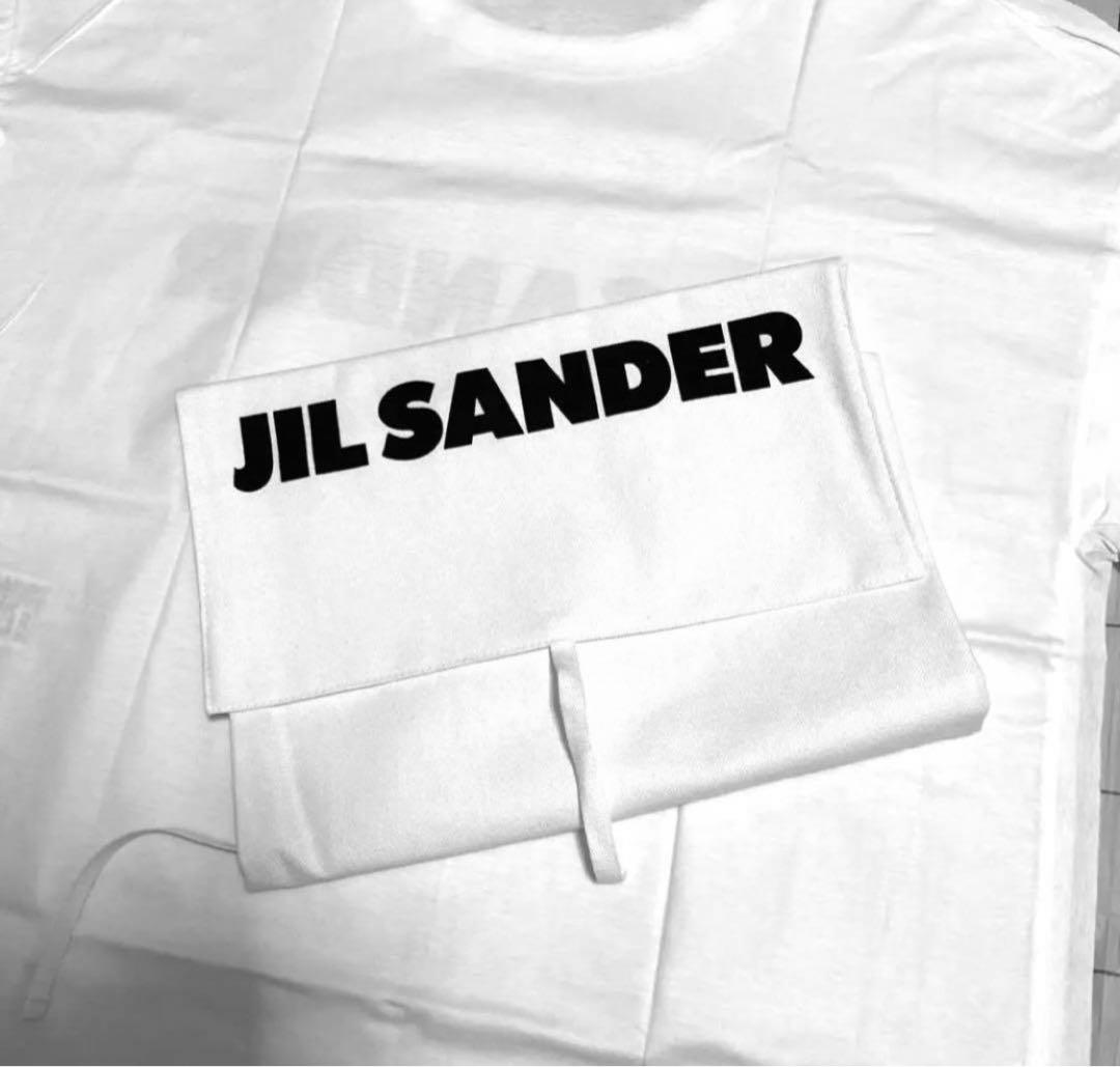 希少　ジルサンダー　JIL SANDER 切り替えTシャツ　白 ホワイト　美品