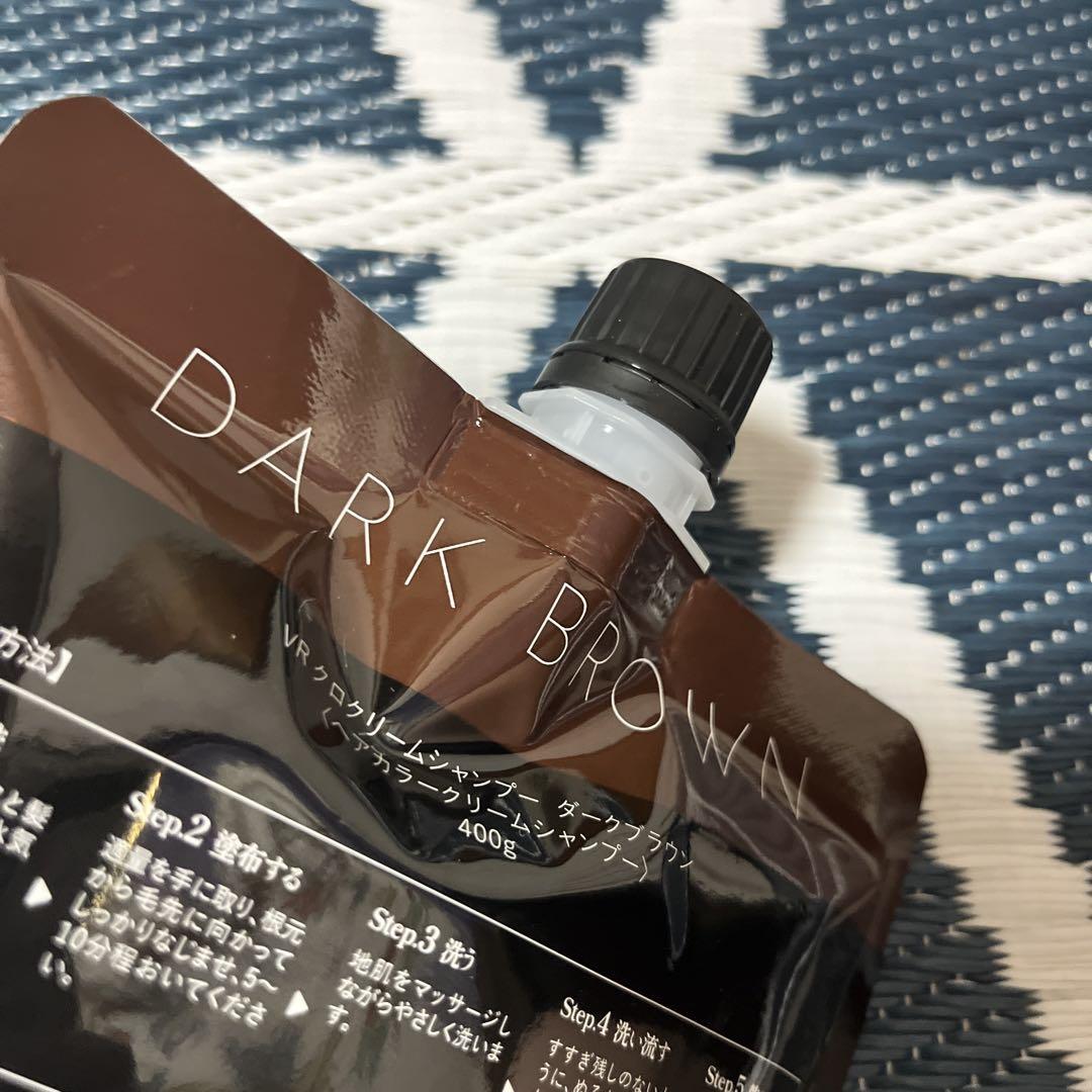 VALANROSE KUROCream Shampooダークブラウン400g3個 VALANROSE KURO Cream Shampoo ダークブラウン 3個-海外激安通販