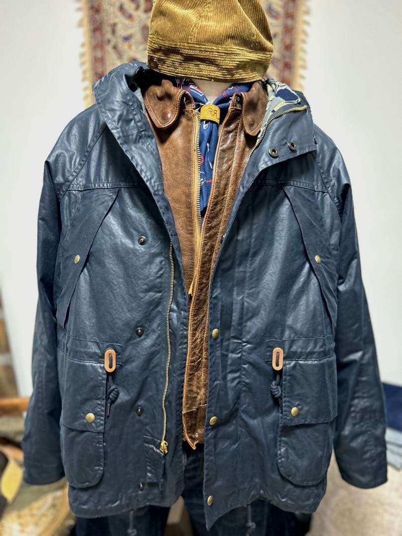 新品未使用　RRL オイルクロス フーデッド ジャケット