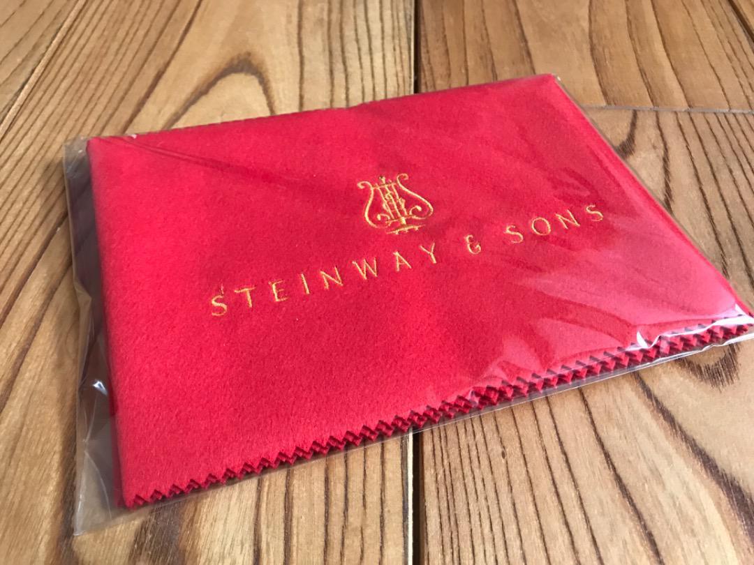 最高級　刺繍バージョン　NYスタインウェイ キーカバー　steinway 赤T
