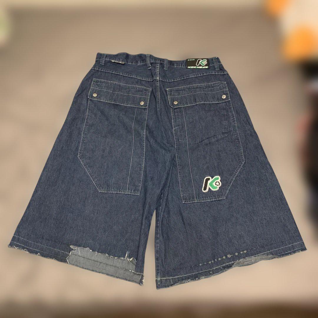 希少 90s 00s Kikwear rave jeans shorts40