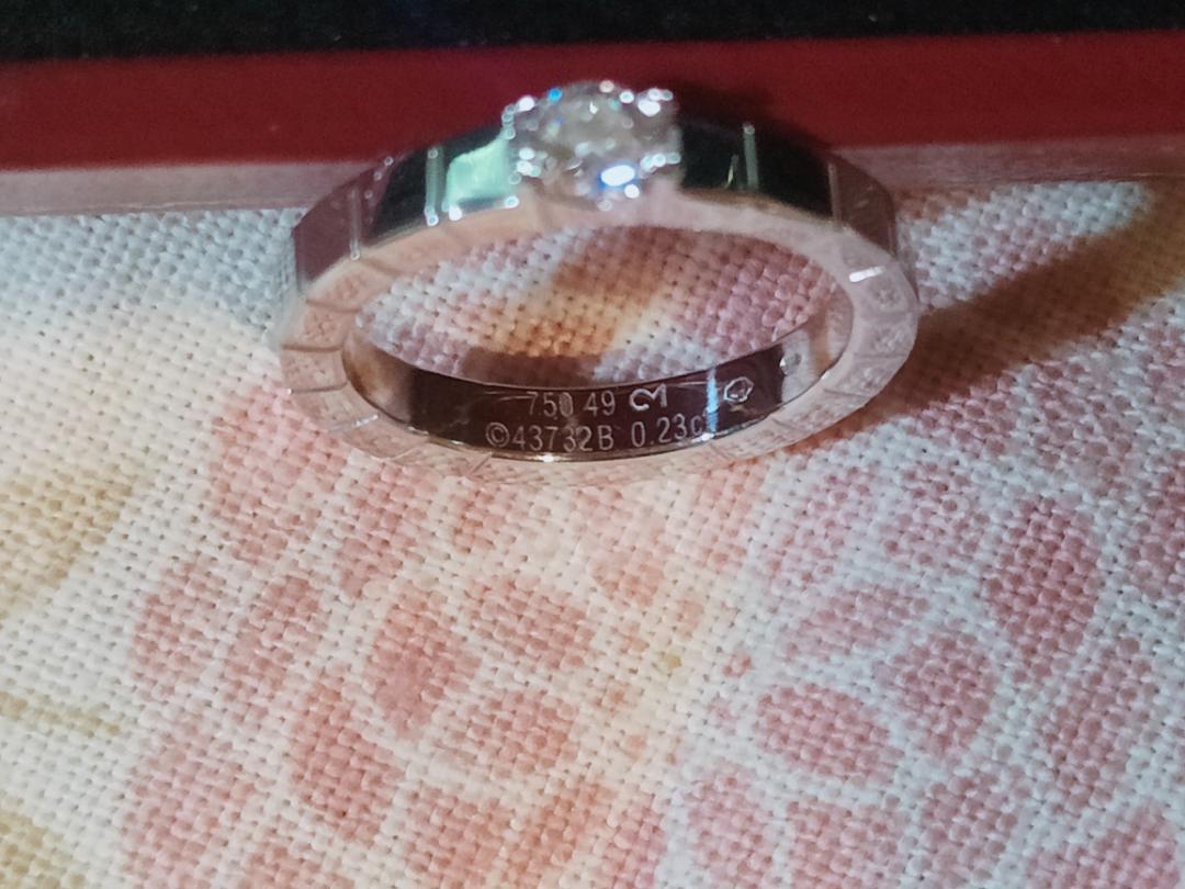 Cartier ダイヤモンドリング 750 サイズ49　EX