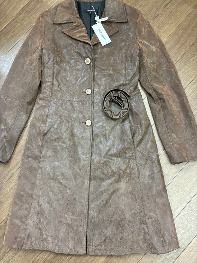 イタリア製DENNY ROSE レザーコート SサイズS Denny Rose