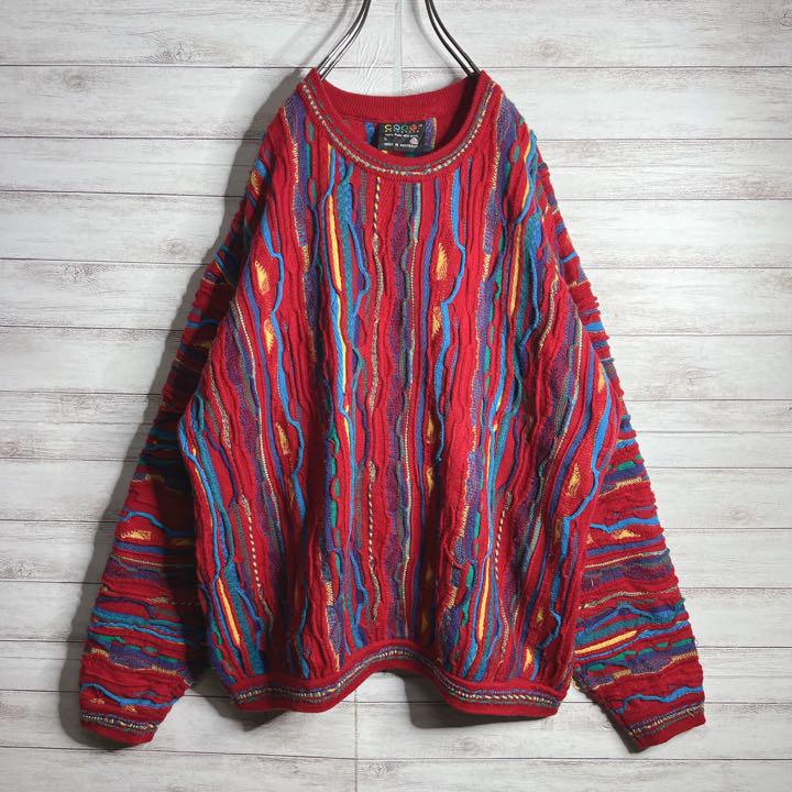 入手困難!!】COOGI ✈︎立体ニット 3Dニット ゆるだぼ 肉厚 セーター
