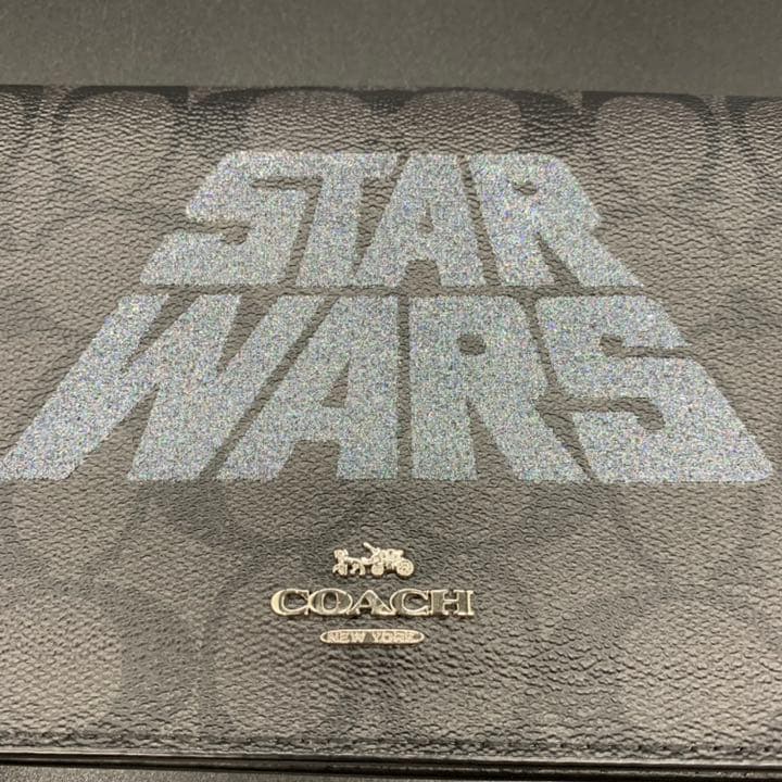 COACH コーチ スターウォーズコラボ ショルダーバック ブラック 【極美