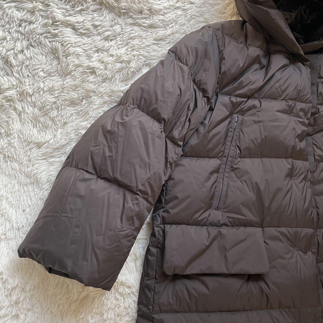 UNIQLO+J ジルサンダー ロングダウンコート グレー XL