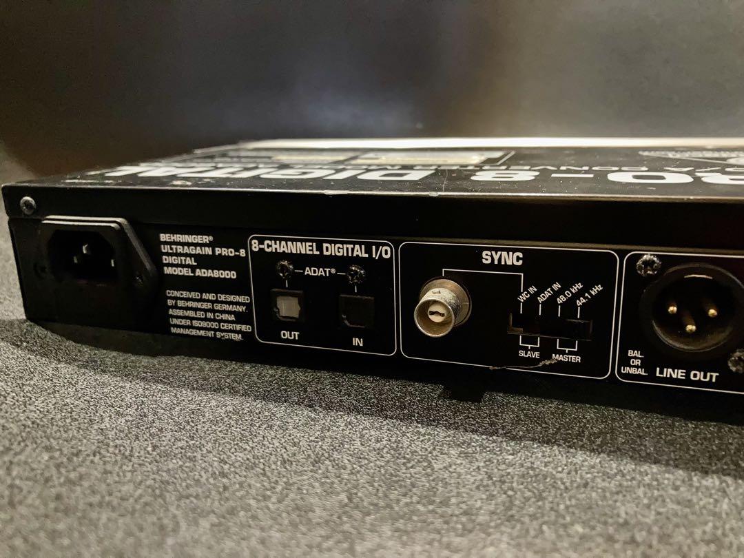 配信機器・PA機器・レコーディング機器 behringer ADA8000 ultragain pro8 digital