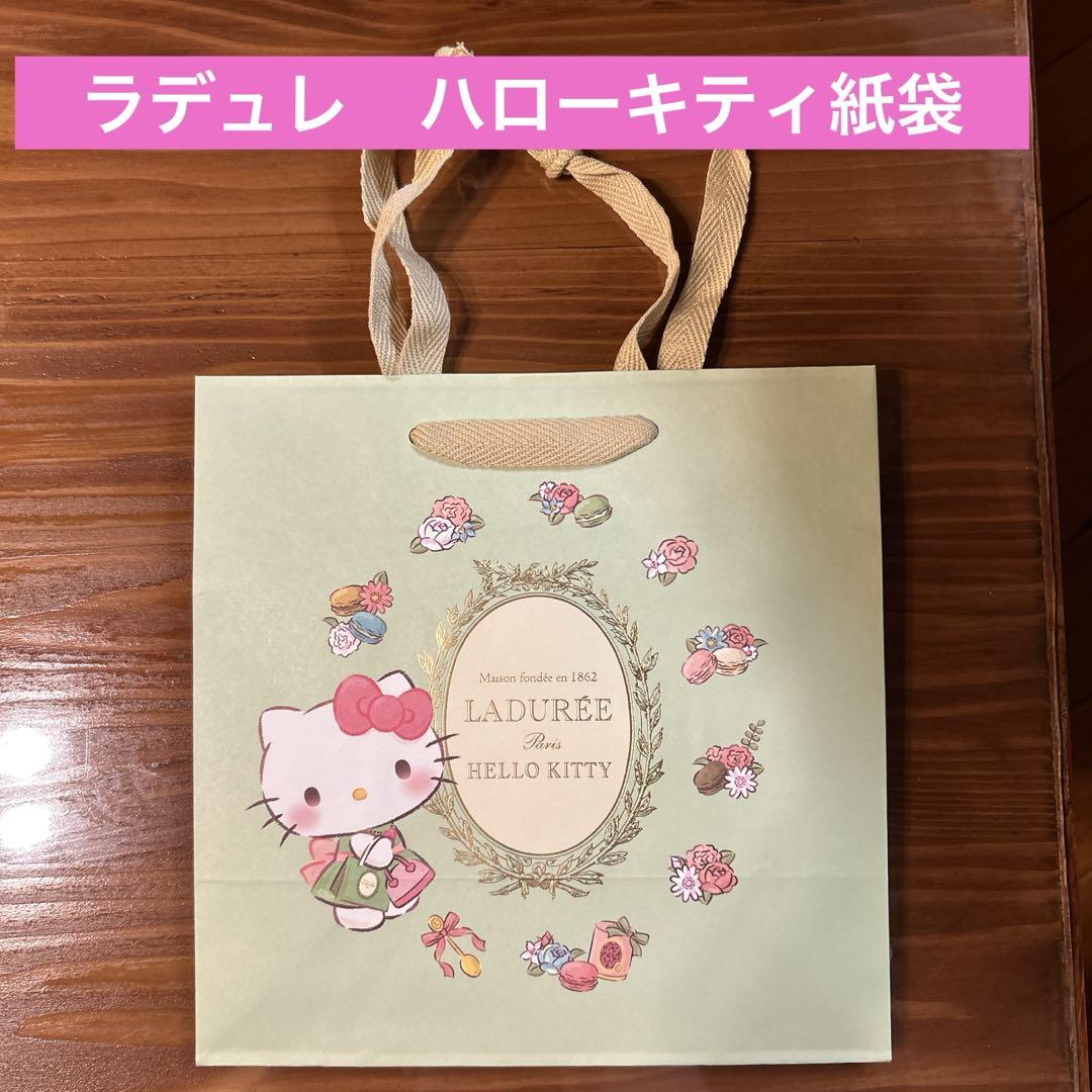 スクレラデュレ ハローキティ LADUREE 限定コラボリボンマカロン