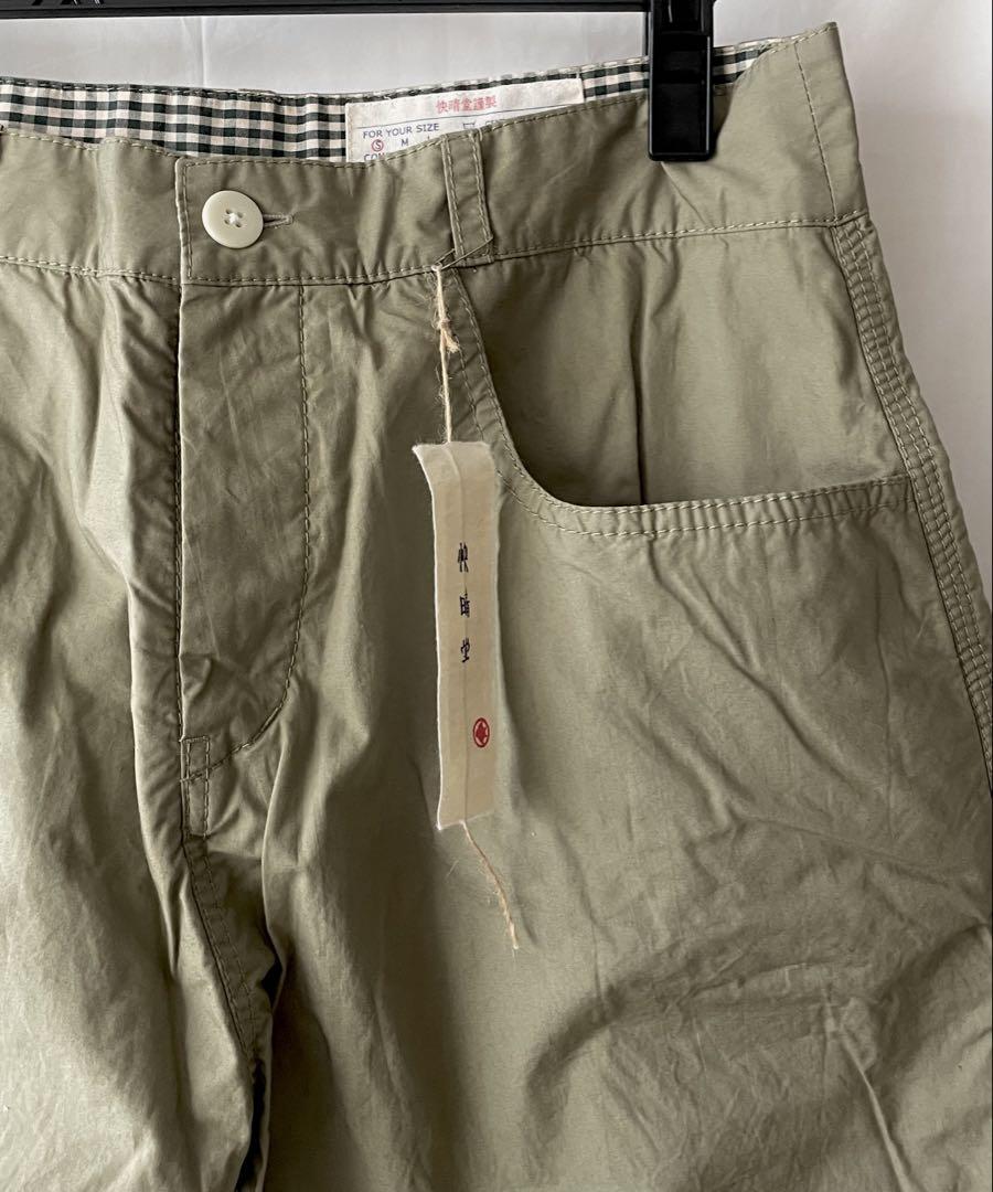 快晴堂　ショートパンツ　オリーブパンツ