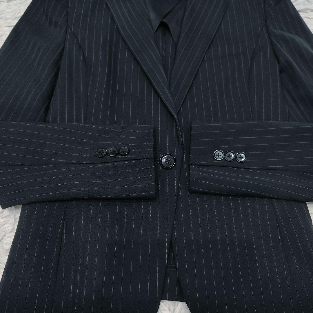 充実の品 GREEN LABEL RELAXING パンツスーツ 濃紺 ストライプ 36 - メルカリ スーツ・フォーマル・ドレス