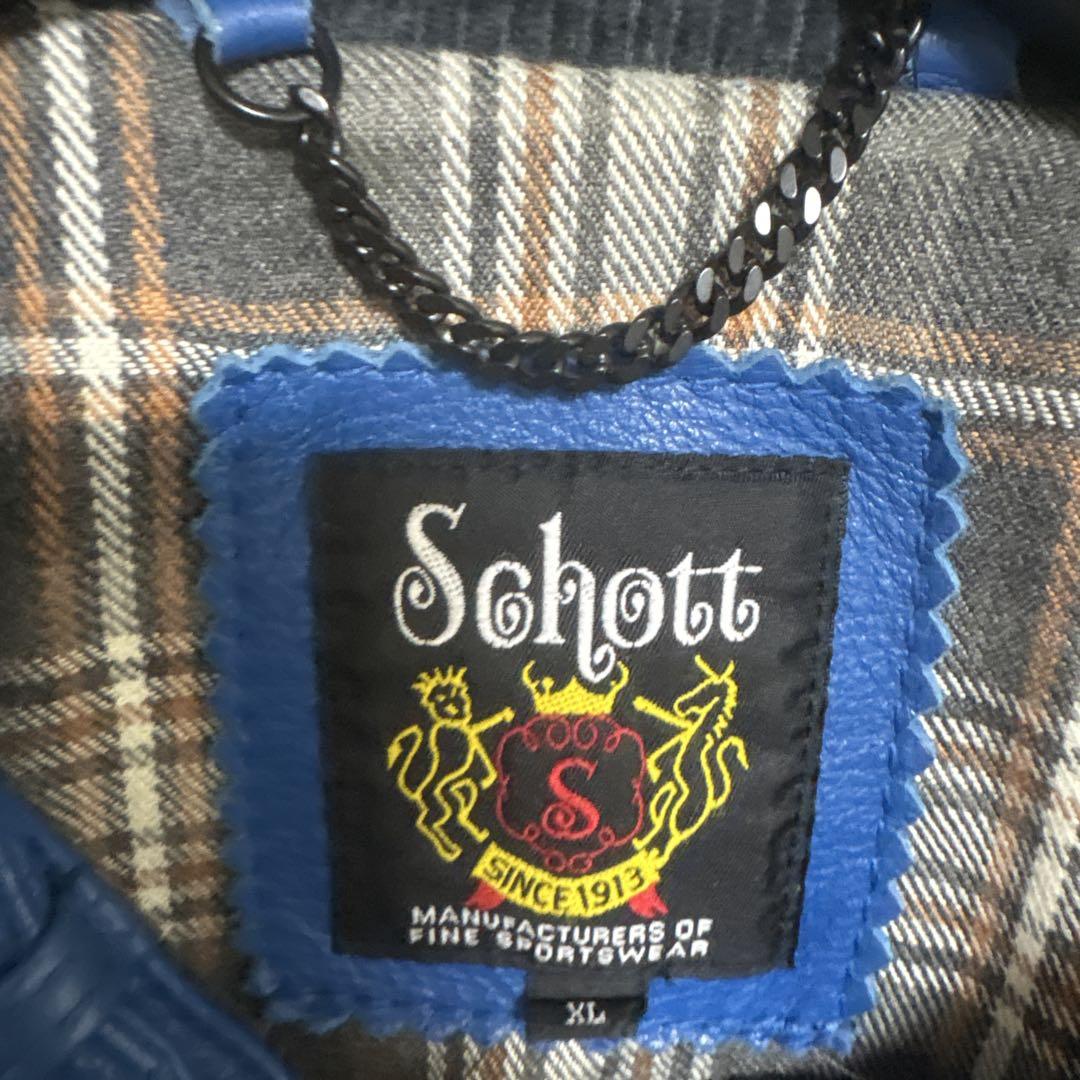 Schott シングルライダースジャケット