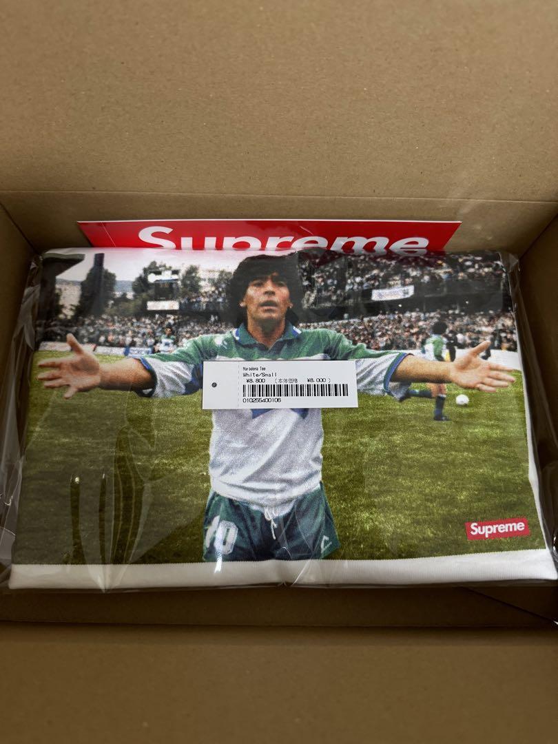 【本物保証 /関税・送料無料】Supreme Maradona Tee Supreme Maradona Tee White Men's - SS24 - US - ウェア