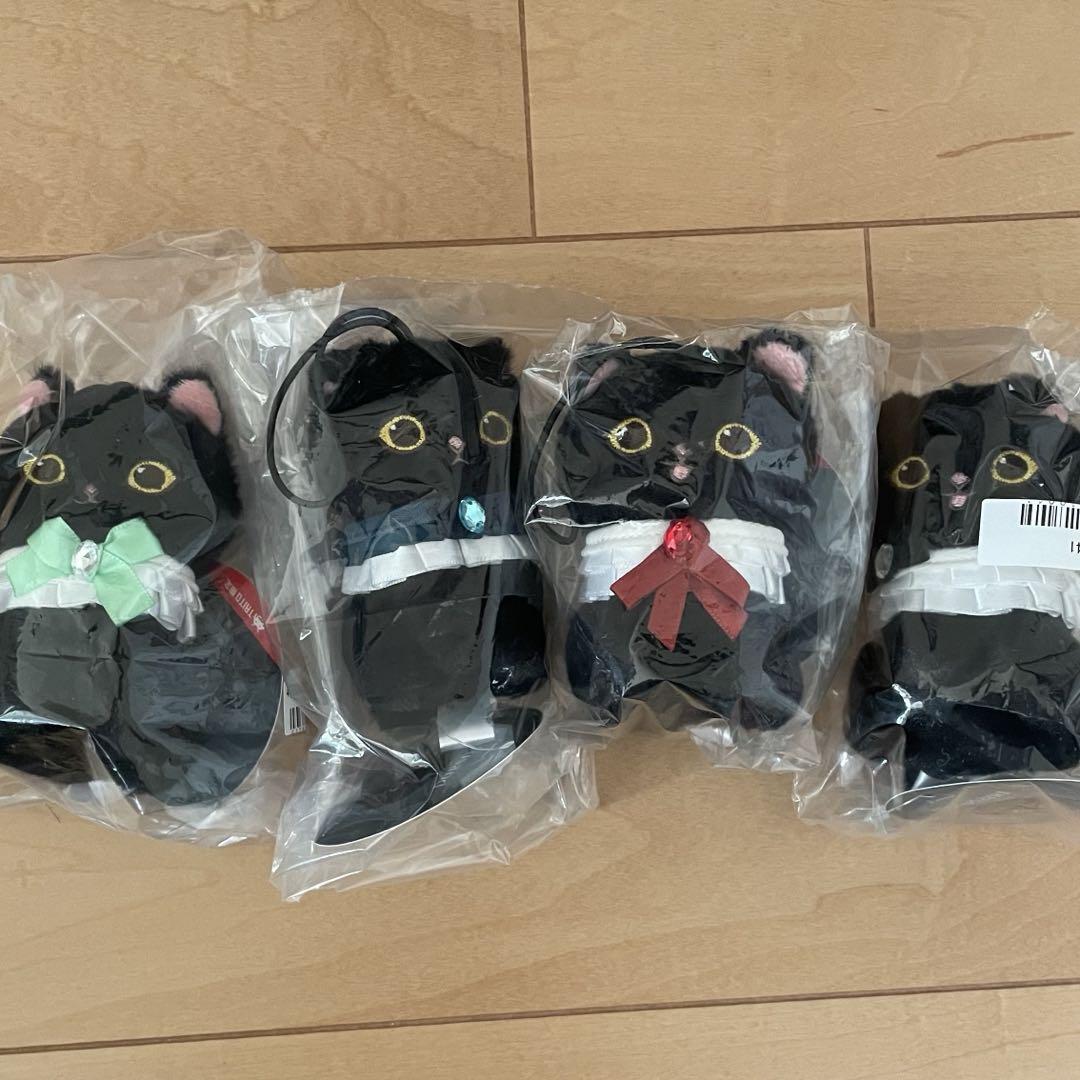 mofusand 黒仔猫にゃんBIGぬいぐるみ 2種類 ＆ マスコット 4種