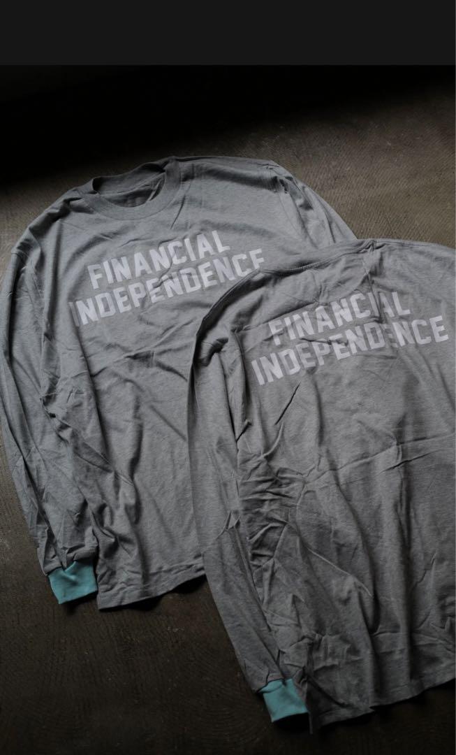 新品•未使用　anytee Financial Independent ロンT