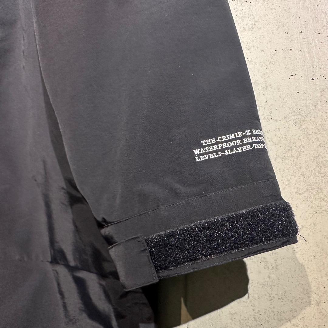CRIMIE クライミー メンズ ナイロン モッズコート ブラック サイズXXL