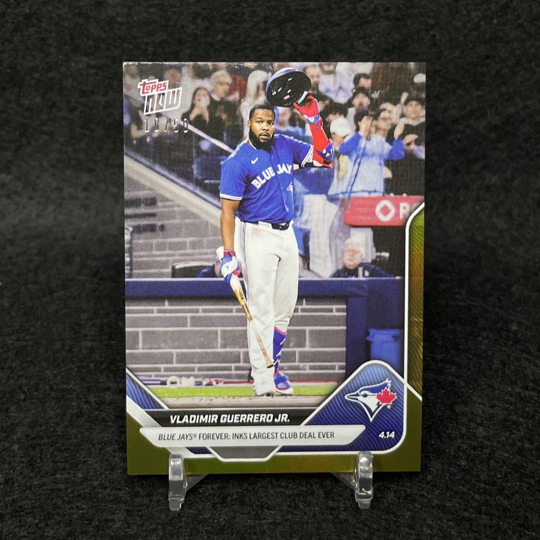 2025 Topps NOW MLB ゲレーロ jr. ゴールドパラレル /50 - メルカリ