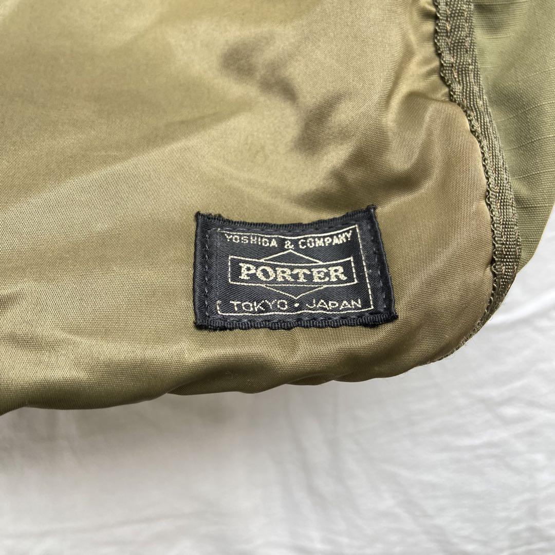 PORTER ポーターフレーム2wayトートバッグ　カーキ