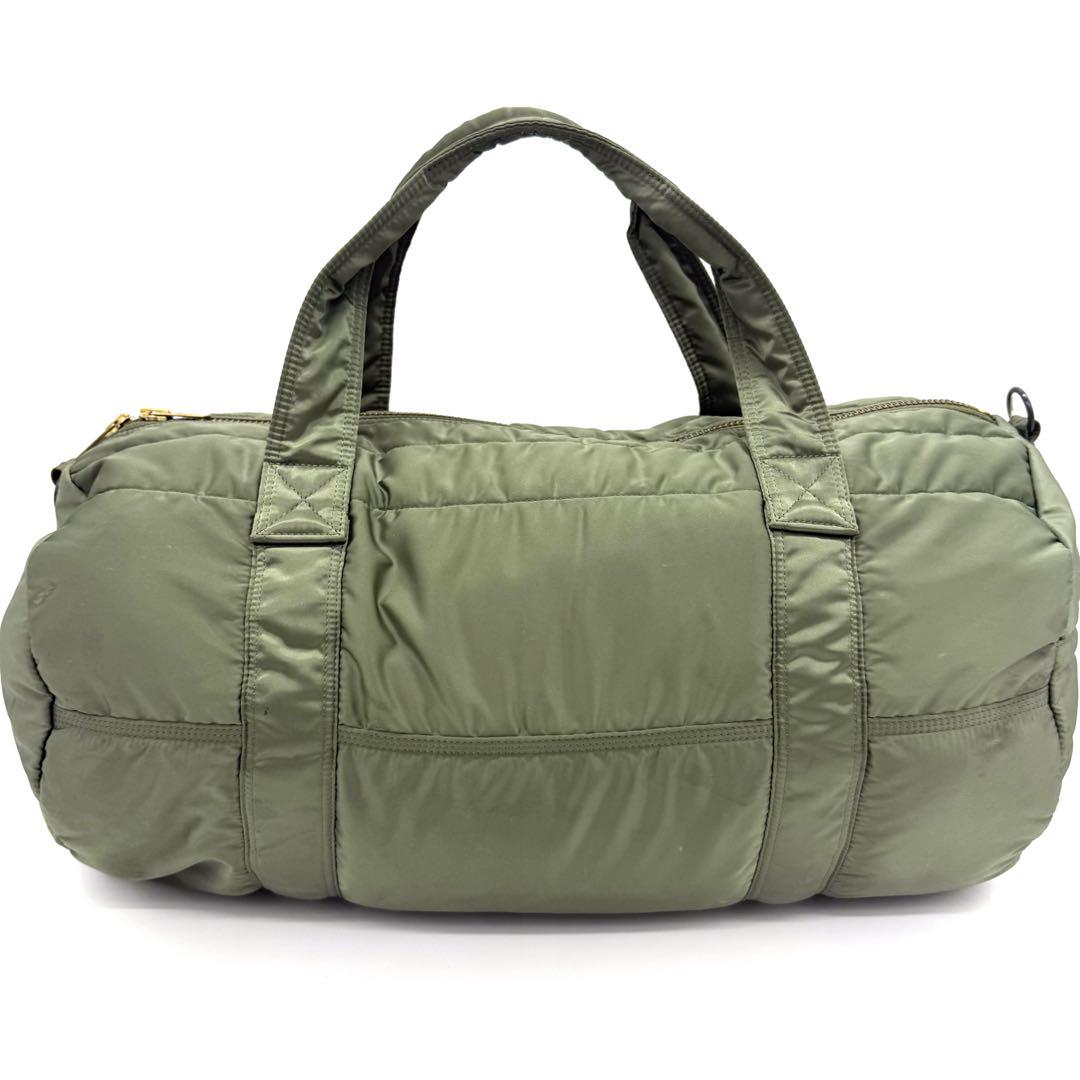 ★良品★PORTER TANKER 2way ボストンバッグ グリーン XL