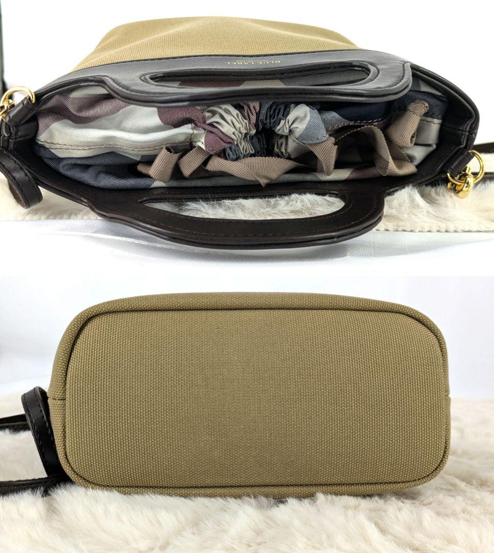 極美品ブルーレーベル 2WAY ハンドバッグ ショルダー クロス