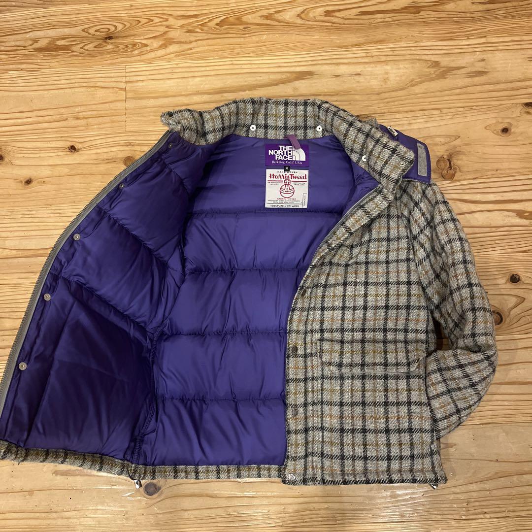 NORTH FACE タータンチェック柄ダウン