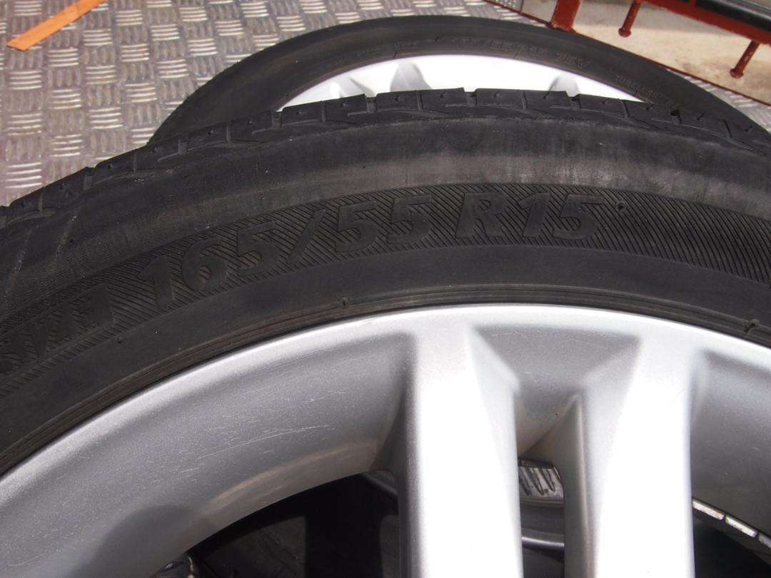 BRIDGESTONE NEXTRY 165/55R15 ホイールセット