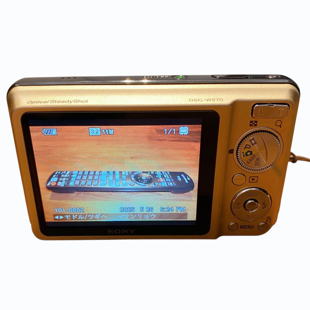 SONY Cyber-shot DSC-W270 ゴールド