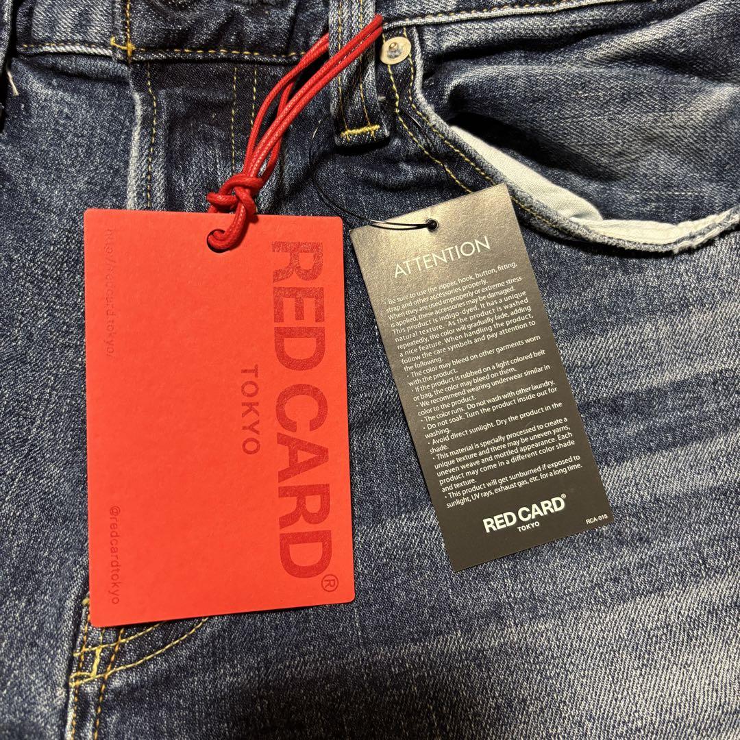 【新品未使用タグ付】レッドカード REDCARD リズム テーパード W32