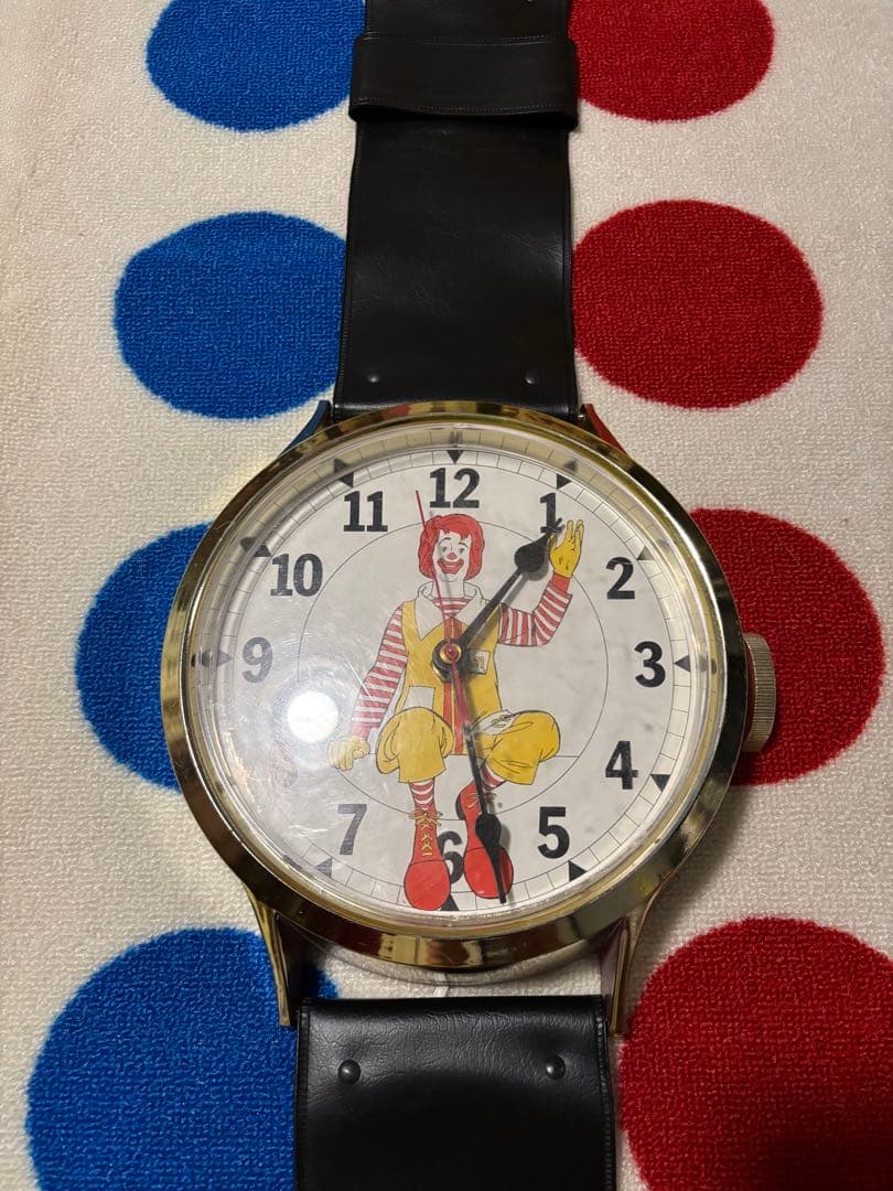 マクドナルド 掛け時計 ビンテージやや傷や汚れあり