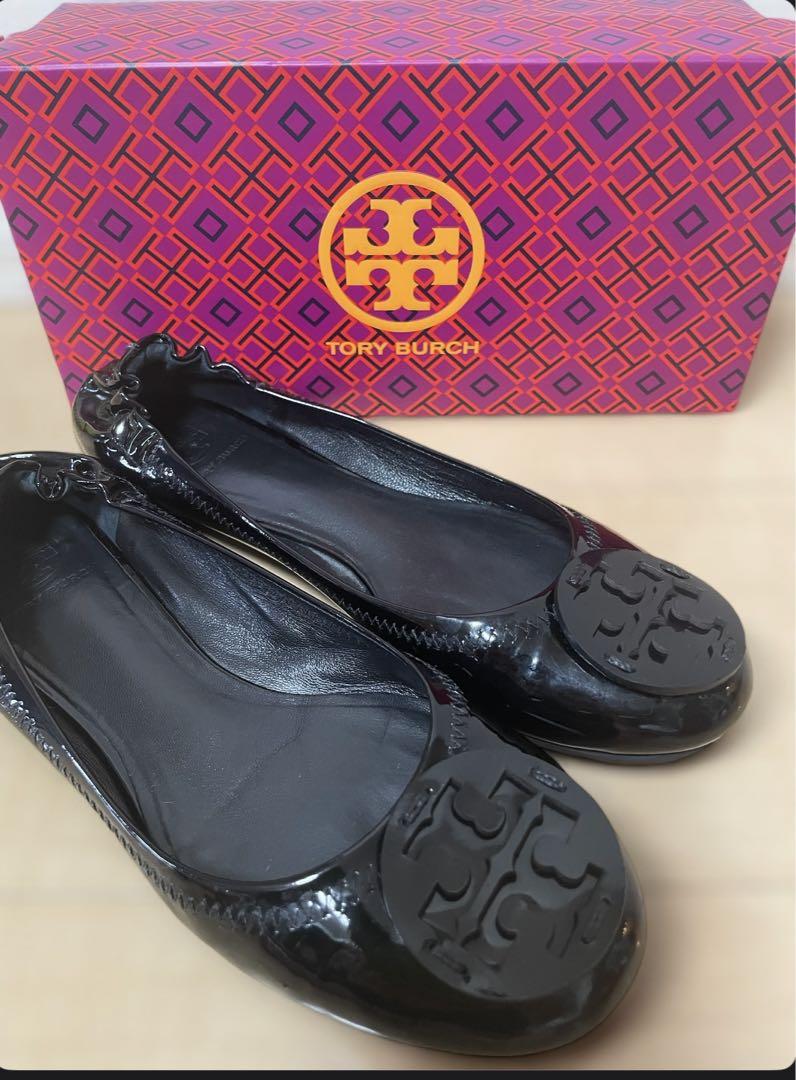 【美品】トリーバーチ　エナメル バレエシューズ