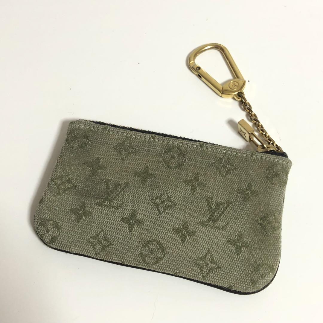 LOUIS VUITTON ヴィトン モノグラムミニラン ポシェットクレ カーキ