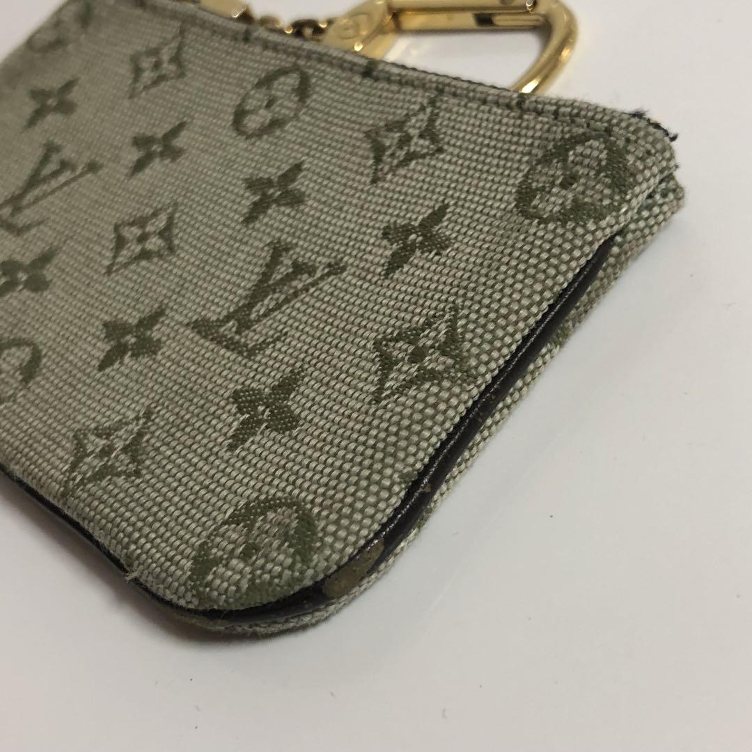 LOUIS VUITTON ヴィトン モノグラムミニラン ポシェットクレ カーキ