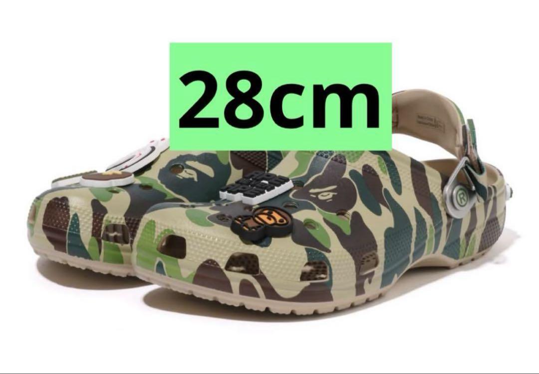bape crocs clog abc camo クロックス サンダル カモ