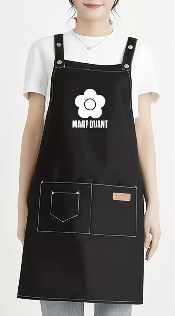 MARY QUANT ブラックエプロン