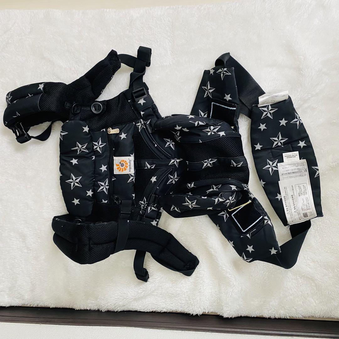 ⭐︎美品⭐︎エルゴベビー OMNI 360 ブラック・星柄