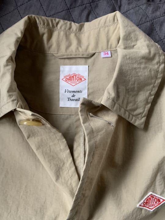 正規店通販 ダントン 34 M DANTON IkNKs-m37952960204 ナイロンタフタ ステンカラー トレンチコート 即納超歓迎