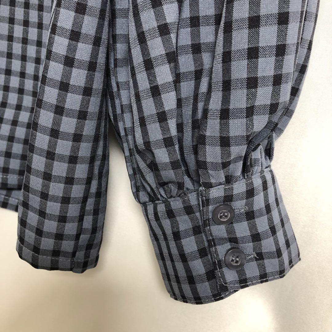 ⭐️美品ミスティック ギンガムチェックフリルシャツカットソー　長袖