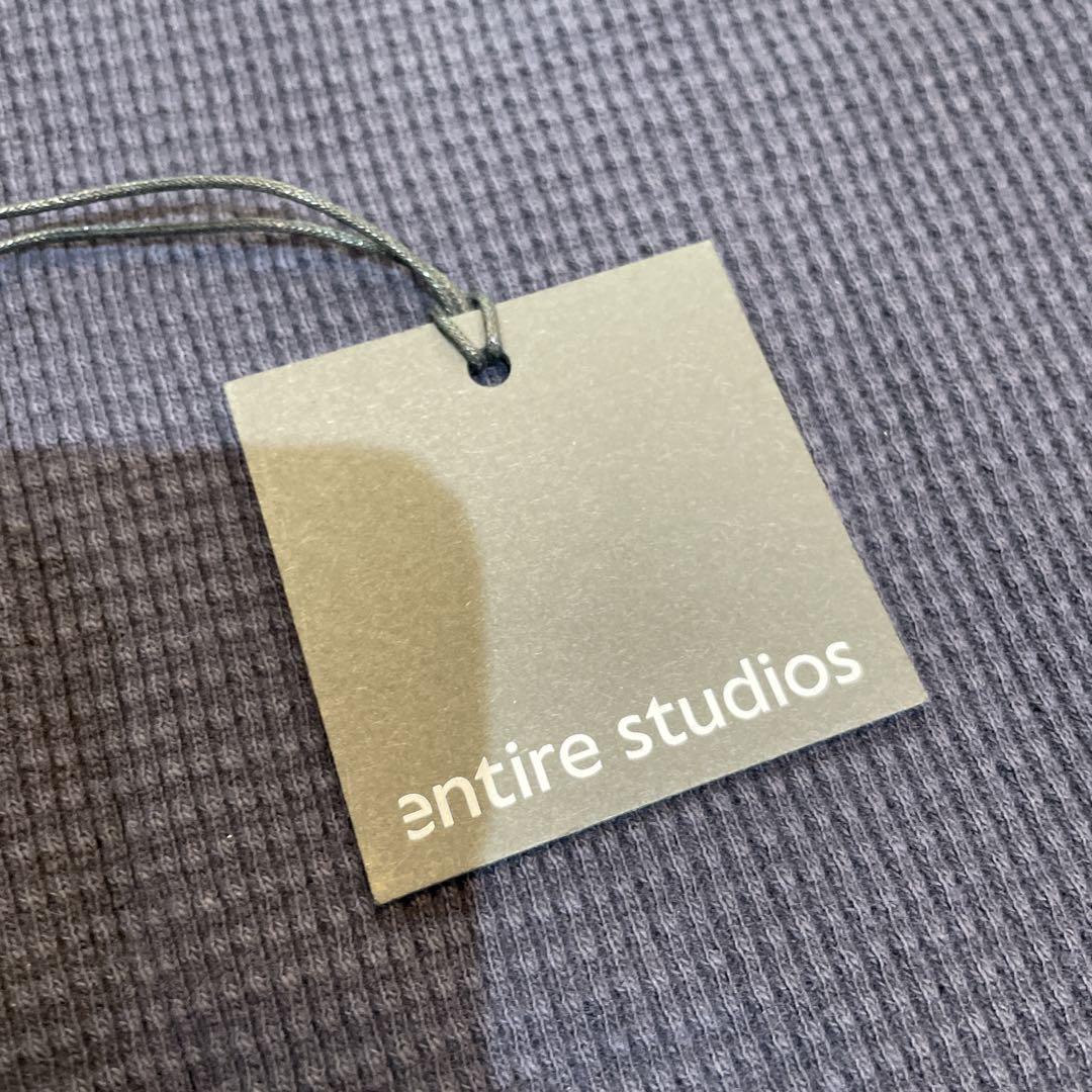 Entire Studios ネイビー（インク）サーマル 長袖Tシャツ　サイズL