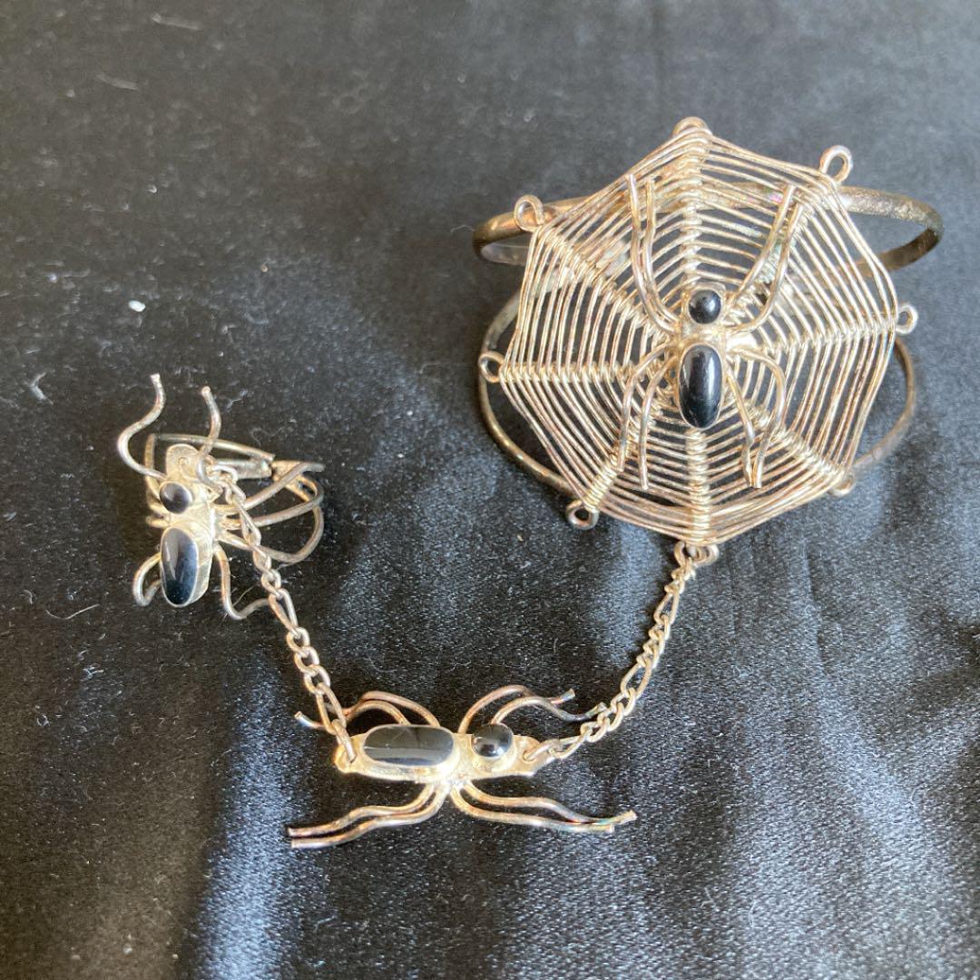 希少❗️作家作品 蜘蛛のブレスレット 指輪