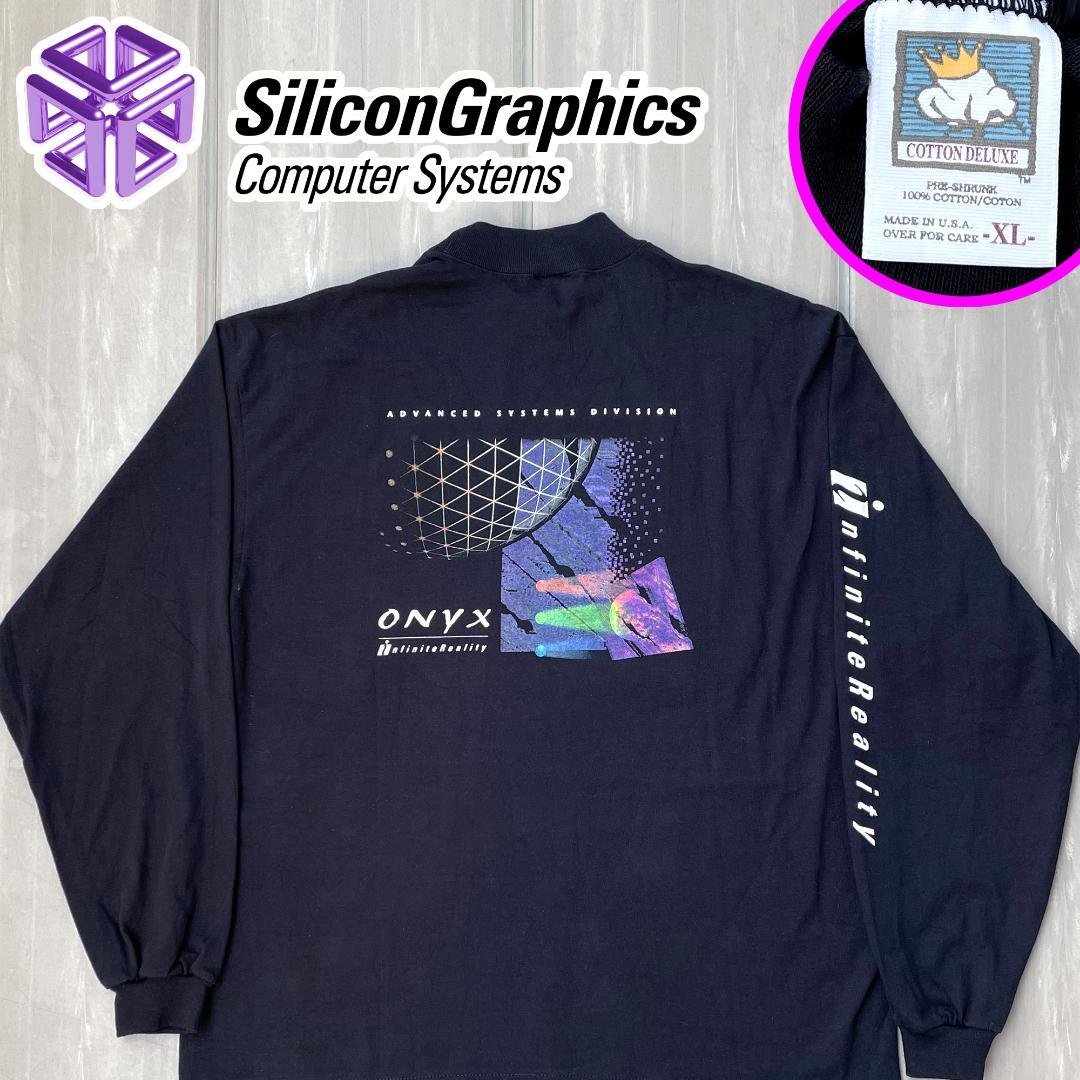 【1996年USA製】Apple シリコングラフィックス SGI 企業 Ｔシャツ