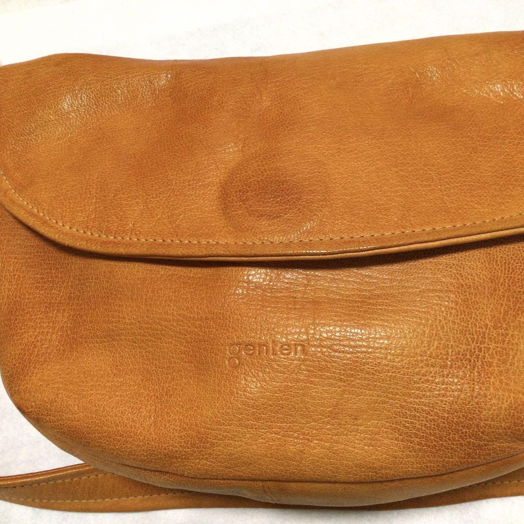 【値下げ】✴︎美品✴︎ genten ゲンテン ショルダーバッグ ゴートベーシック