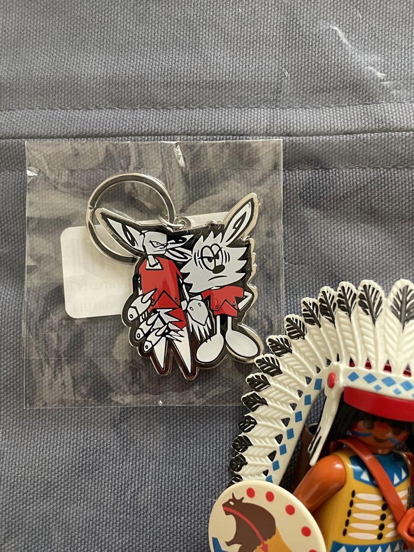 小物 Verdy x FUTURA Keychain White Red