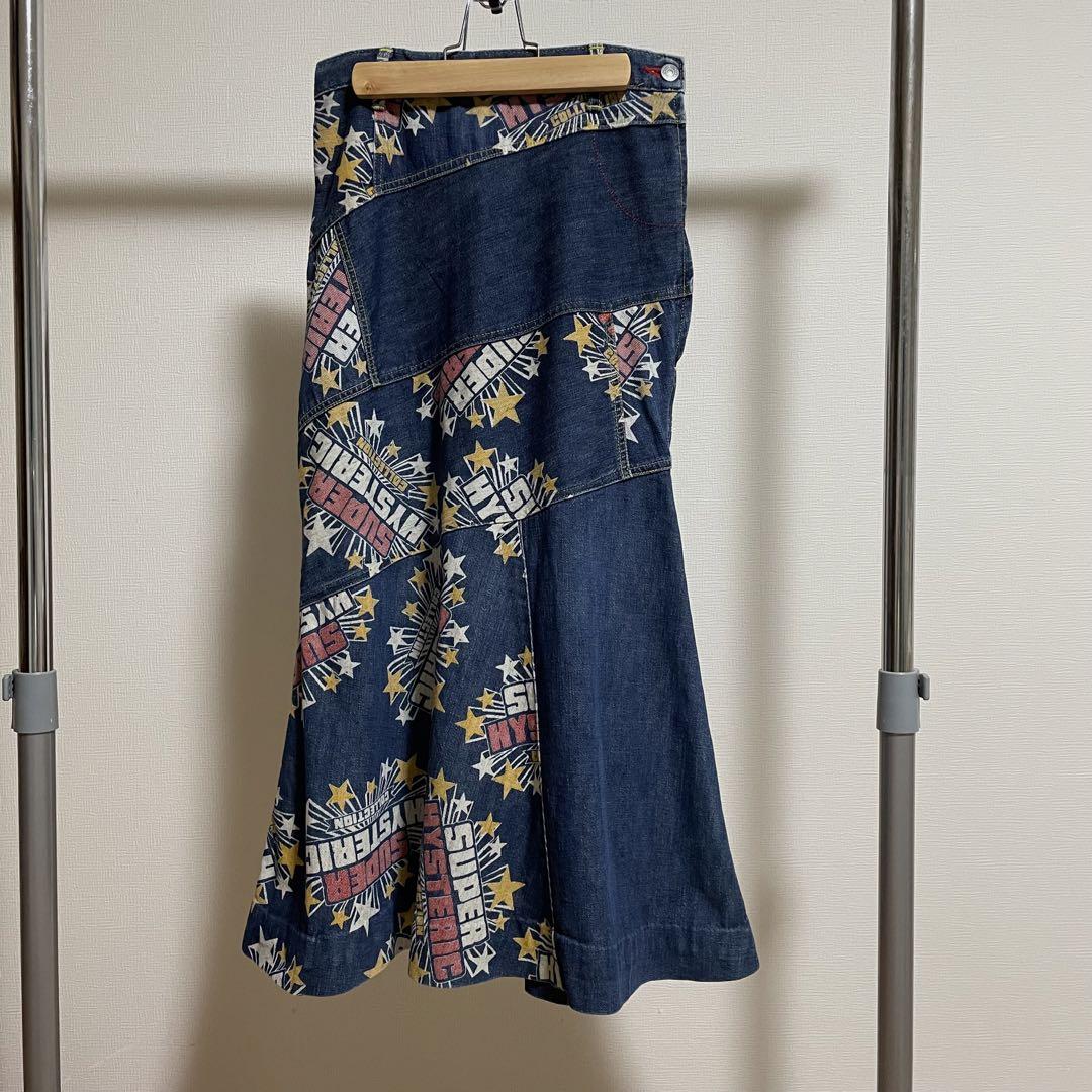 hysteric glamour 15ss denim skirt y2k