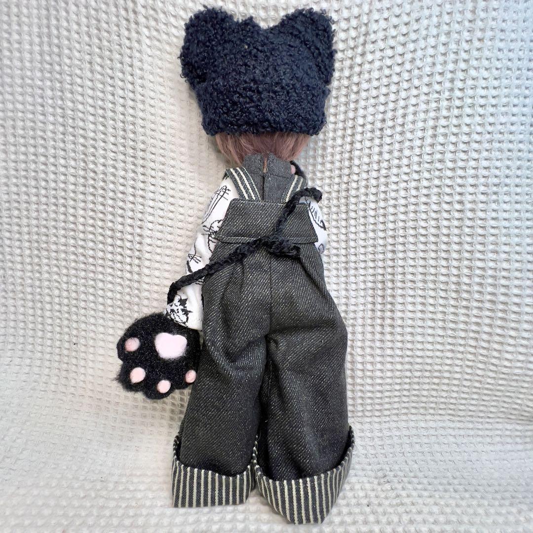 Imda 30cmドール ネコニットセット(黒)